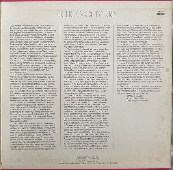 Stan Getz / Sonny Stitt : Stan Getz / Sonny Stitt (2xLP, Comp, Roc)