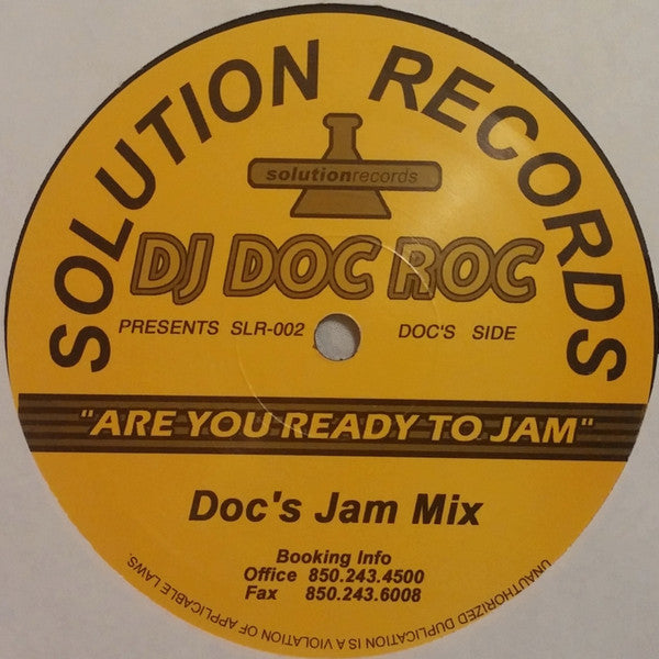 Doc Roc : Are You Ready to Jam (12")