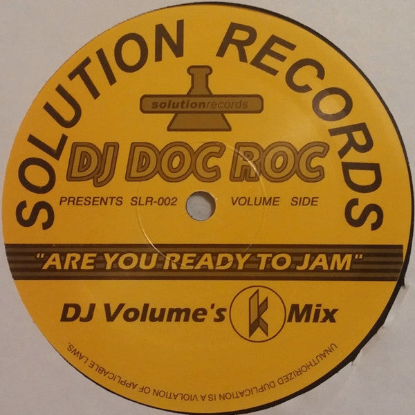 Doc Roc : Are You Ready to Jam (12")