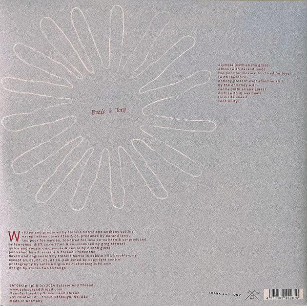 Frank & Tony* : Ethos (2x12", Album, Gat)