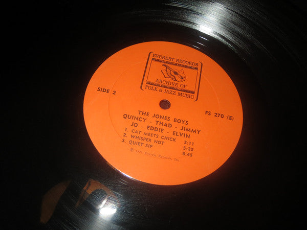 The Jones Boys : Quincy, Thad, Jimmy, Jo, Eddie And Elvin (LP, Album)