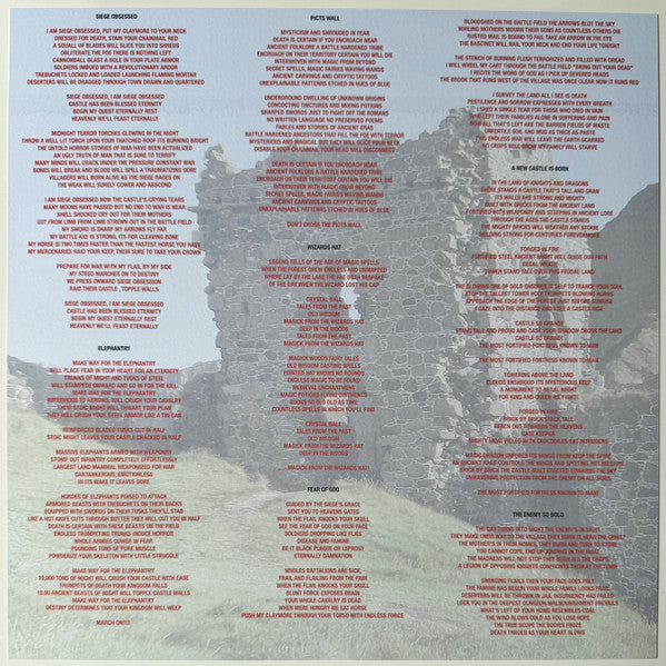 Curta'n Wall : Siege Ubsessed! (LP, Album, Ltd, RP, Dee)