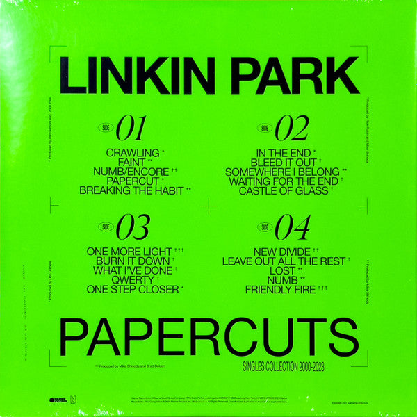 Linkin Park : Papercuts (2xLP, Comp, Cle)