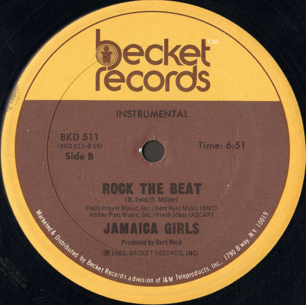 Jamaica Girls : Rock The Beat (12")