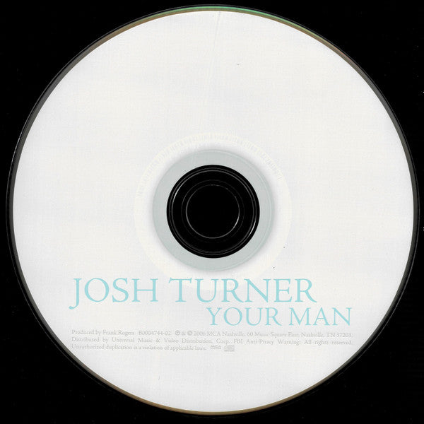 Josh Turner (2) : Your Man (CD, Album, Club)