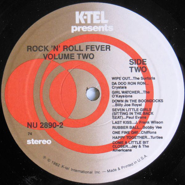 Various : Rock 'n Roll Fever Volume II (LP, Comp, 74 )