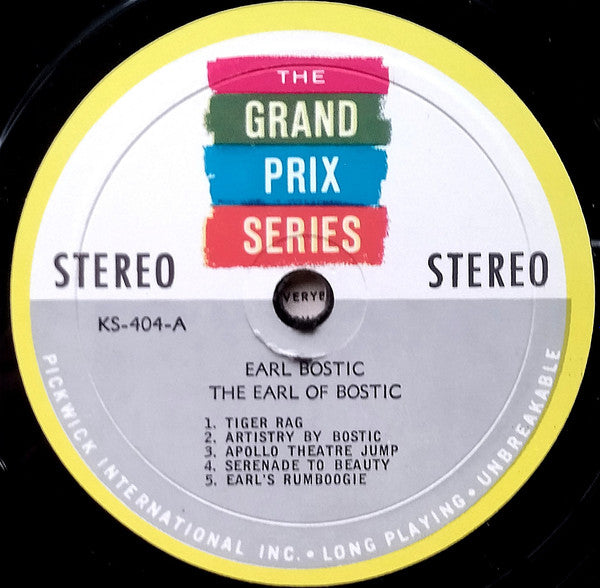 Earl Bostic : The Earl Of Bostic (LP)
