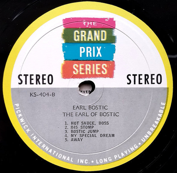 Earl Bostic : The Earl Of Bostic (LP)
