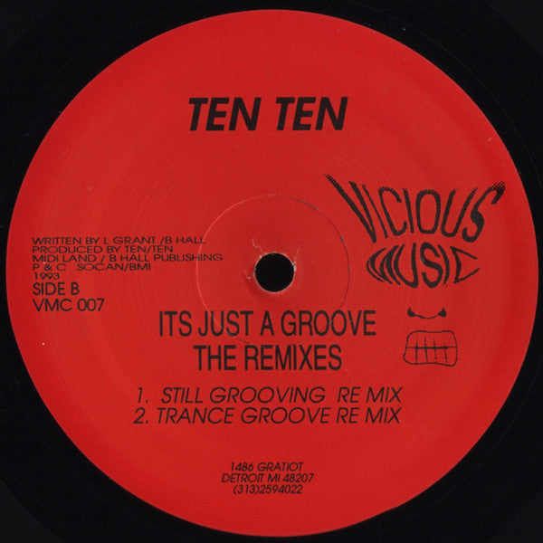 Ten Ten : All In The Game / Its Just A Groove (The Remixes) (12")