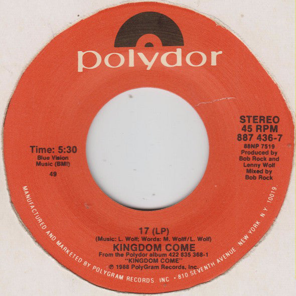 Kingdom Come (2) : Get It On (7")