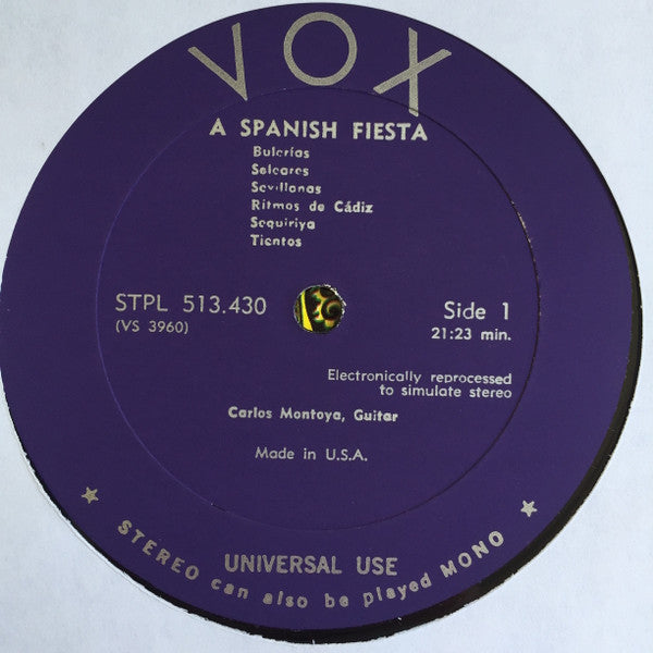 Carlos Montoya : A Spanish Fiesta / Spanish Gypsy Airs (LP, Comp)
