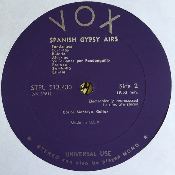Carlos Montoya : A Spanish Fiesta / Spanish Gypsy Airs (LP, Comp)