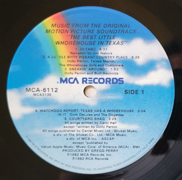 Various : The Best Little Whorehouse In Texas - Music From The Original Motion Picture Soundtrack (LP, Album, Glo)