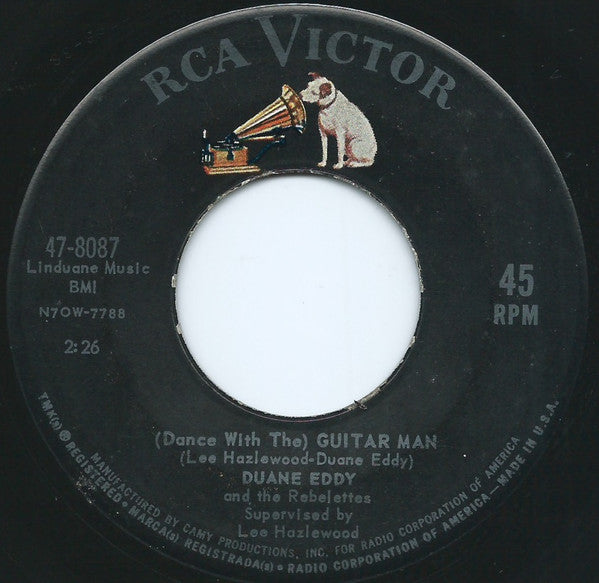 Duane Eddy : (Dance With The) Guitar Man / Stretchin' Out (7", Single, Mono, Ind)