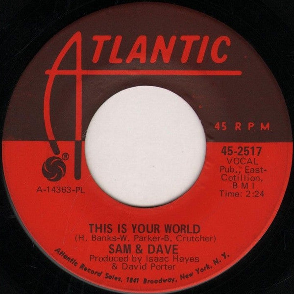 Sam & Dave : You Don't Know What You Mean To Me / This Is Your World (7", Single, PL )