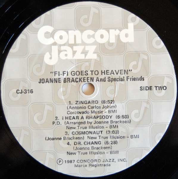 Joanne Brackeen And Special Friends : Fi-Fi Goes To Heaven (LP, Album)