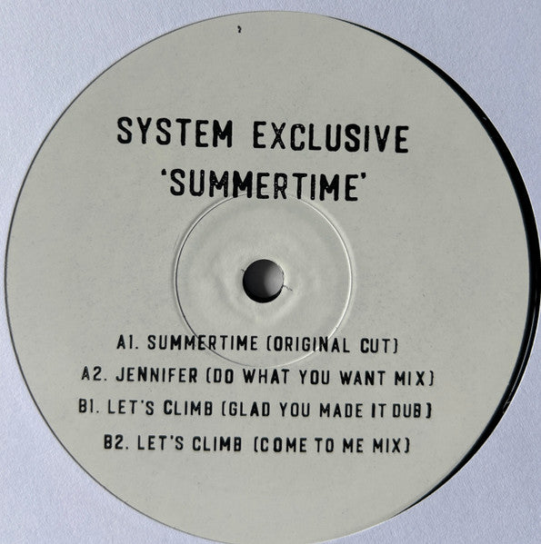 System Exclusive (4) : Summertime (12", RE)