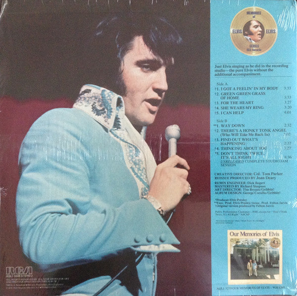 Elvis Presley : Our Memories Of Elvis Volume 2 (LP, Comp)