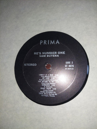 Sam Butera : He's Number One! (LP)