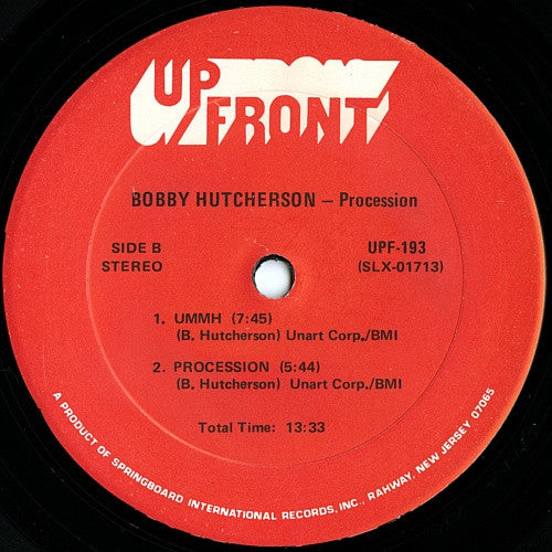 Bobby Hutcherson : Procession (LP, Comp)