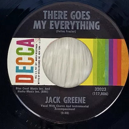 Jack Greene : There Goes My Everything (7", Pin)