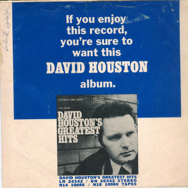 David Houston : Already It's Heaven / Lighter Shade Of Blue (7", Styrene, Ter)