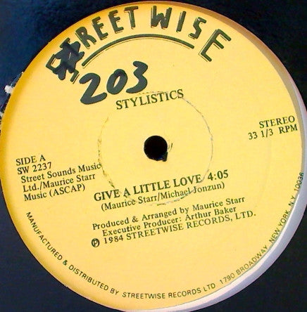 Stylistics* : Give A Little Love (12")