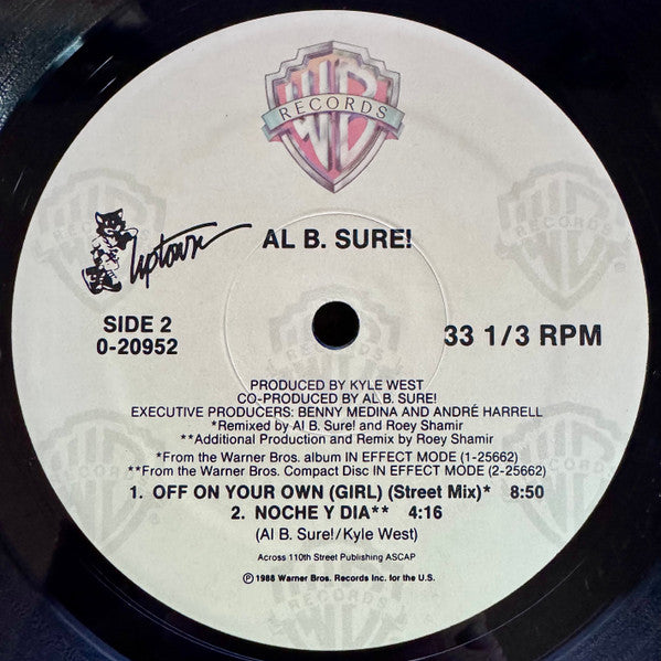 Al B. Sure! : Off On Your Own (Girl) (12", Maxi, Spe)