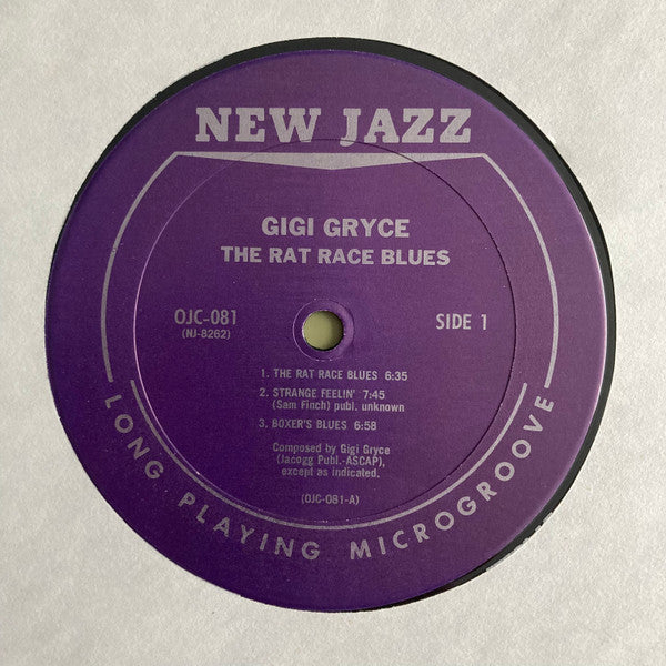 Gigi Gryce Featuring Richard Williams : The Rat Race Blues (LP, Album, RE)