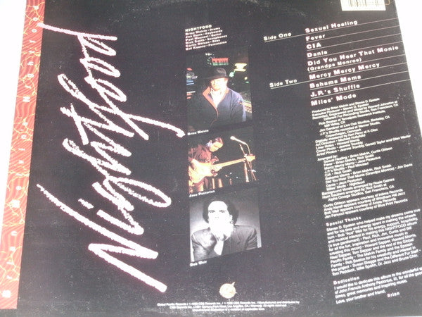 Brian Melvin's Nightfood : Nightfood (LP, Album)