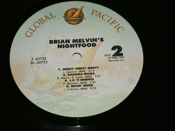 Brian Melvin's Nightfood : Nightfood (LP, Album)