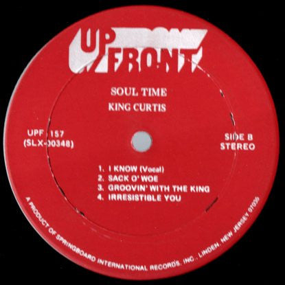 King Curtis : Soul Time (LP, Album)