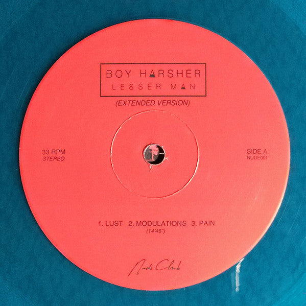 Boy Harsher : Lesser Man EP (Extended Version) (12", EP, Ltd, RE, Cle)