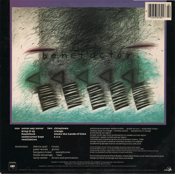 Romeo Void : Benefactor (LP, Album, RE)