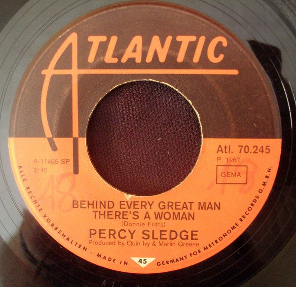 Percy Sledge : Cover Me / Behind Every Great Man There's A Woman (7", Single)