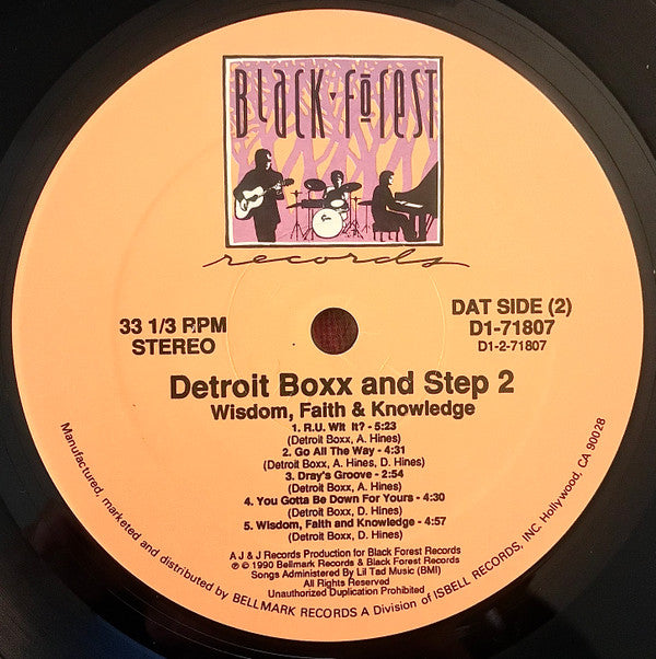 Detroit Boxx & Step 2 : Wisdom, Faith & Knowledge (LP, Album)