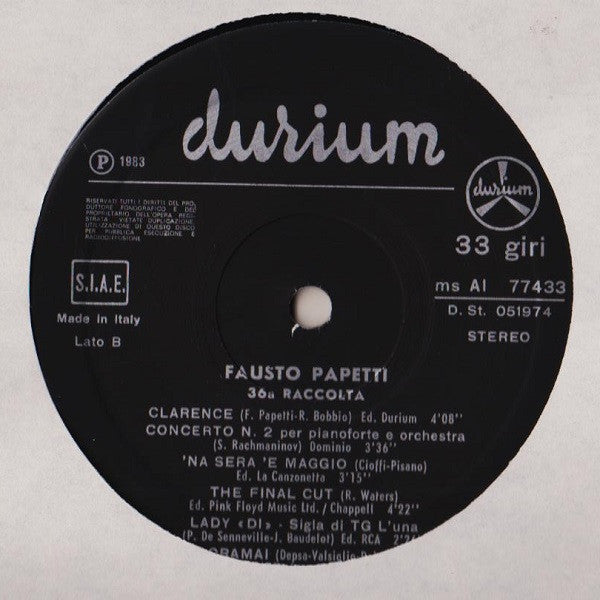 Fausto Papetti : 36ª Raccolta (LP, Album, Gat)