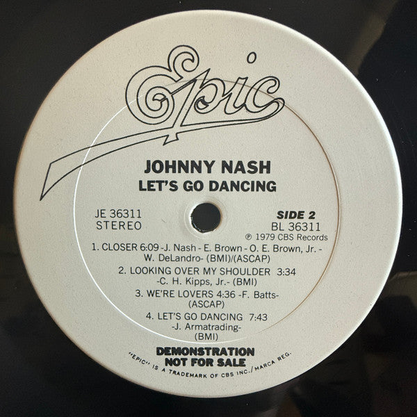 Johnny Nash : Let's Go Dancing (LP, Promo)