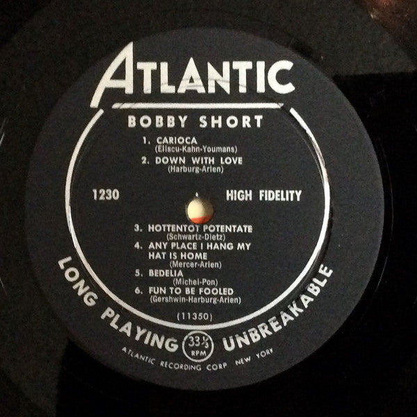 Bobby Short : Bobby Short (LP, Album, Mono)