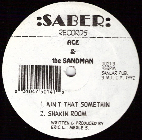 Ace & The Sandman : Let Your Body Talk (12", Bla)