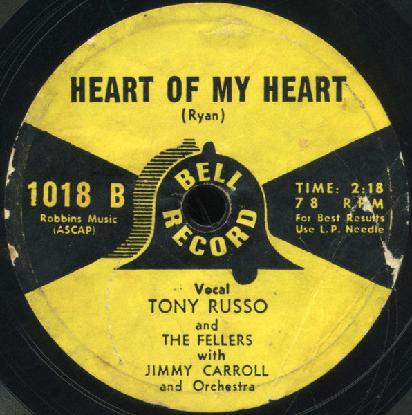 Tony Russo (2) : Stranger In Paradise / Heart Of My Heart (7", Styrene)
