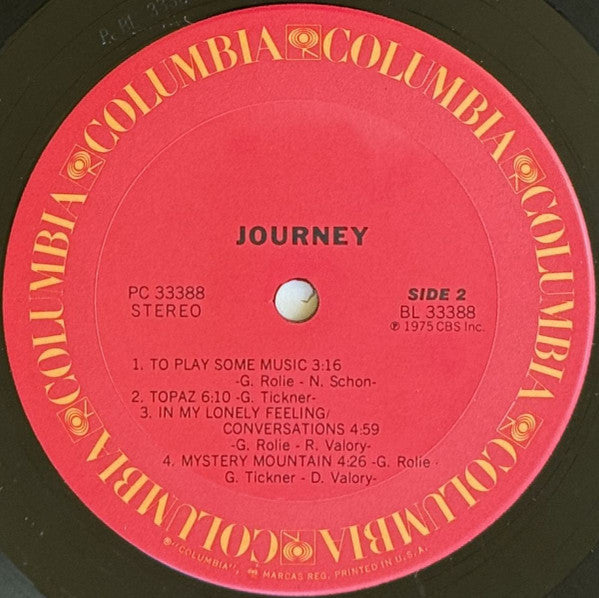 Journey : Journey (LP, Album, RP, Ter)