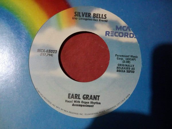 Earl Grant : Jingle Bells / Silver Bells (7", Single, RE)