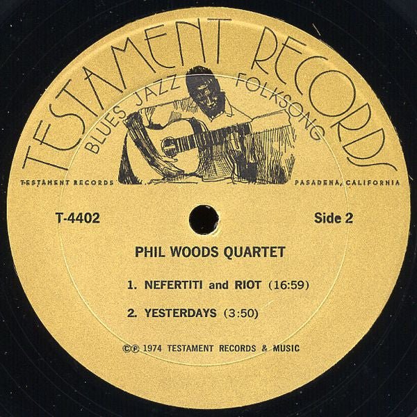 Phil Woods Quartet* : New Music By The New Phil Woods Quartet (LP, Album)