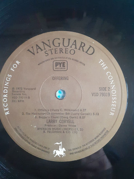 Larry Coryell : Offering (LP, Album)