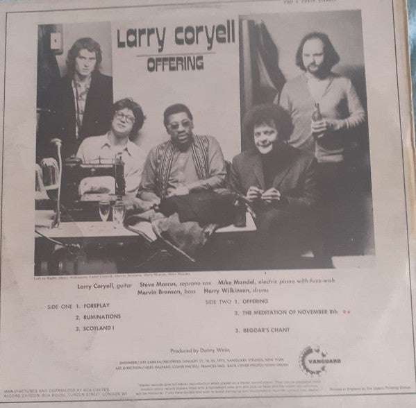 Larry Coryell : Offering (LP, Album)