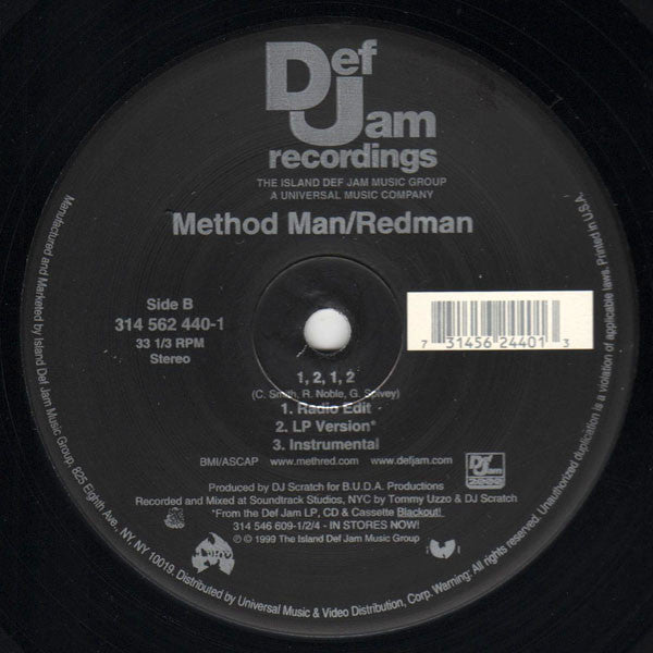 Method Man/Redman* : Da Rockwilder (12", RE)