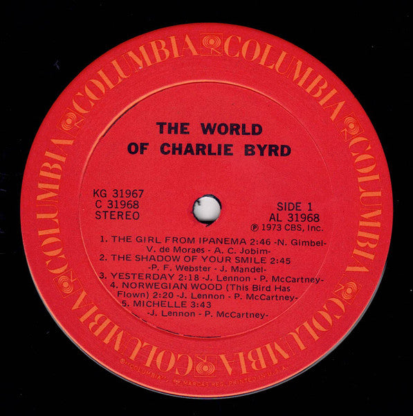 Charlie Byrd : The World Of Charlie Byrd (2xLP, Comp, Ter)