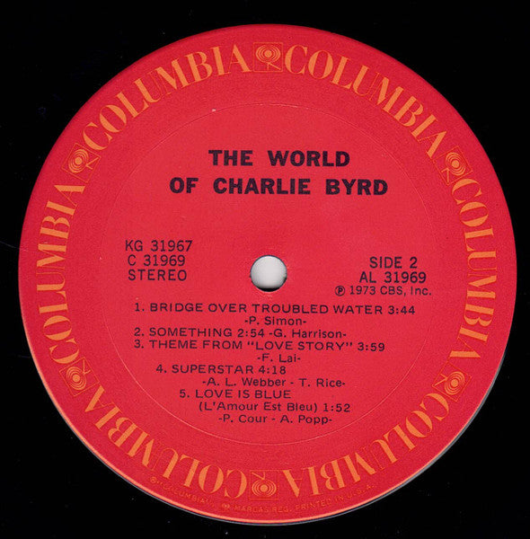 Charlie Byrd : The World Of Charlie Byrd (2xLP, Comp, Ter)