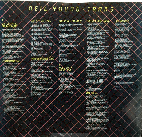 Neil Young : Trans (LP, Album, Club, RP)